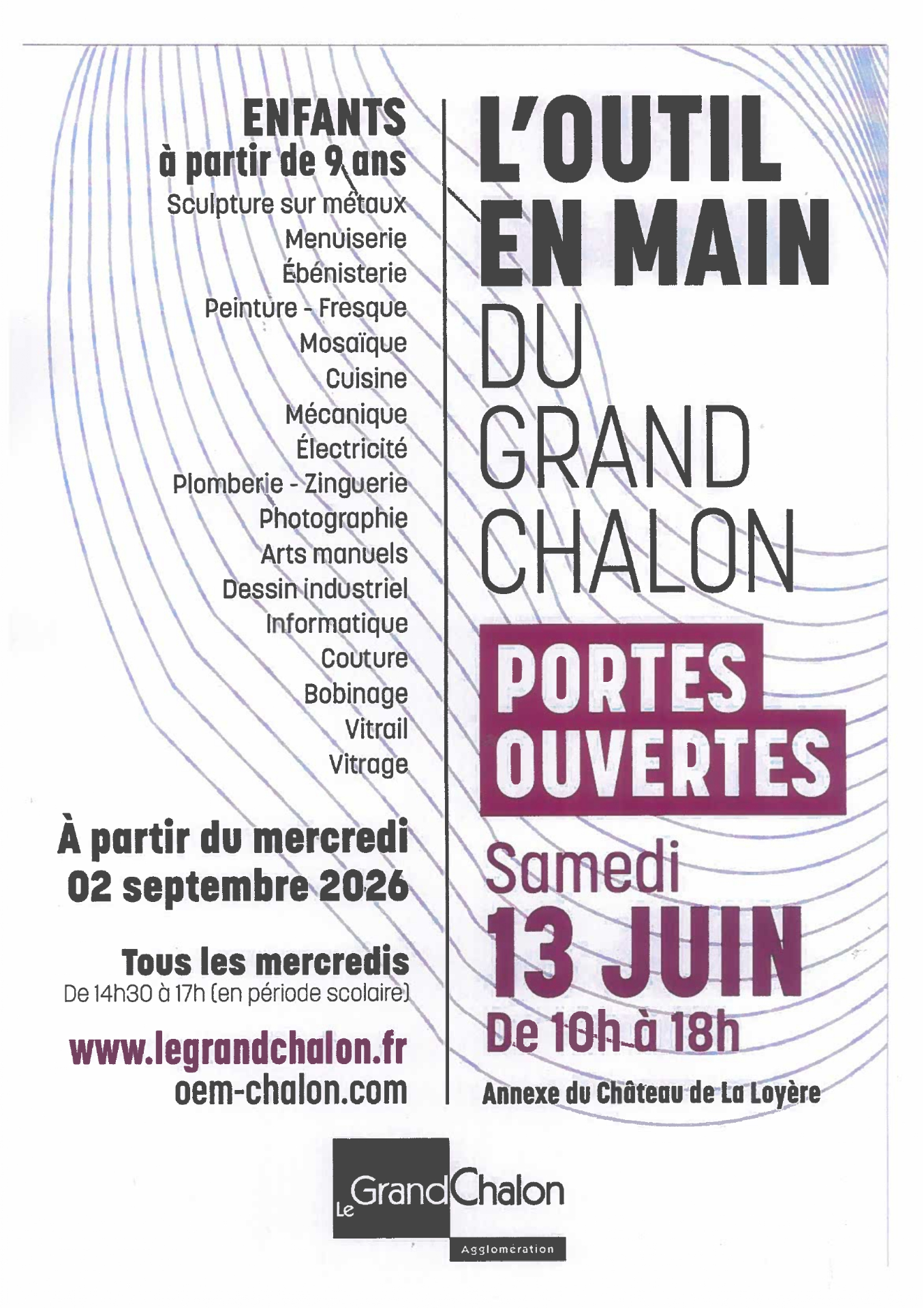 jpo l'outil en main du Grand Chalon