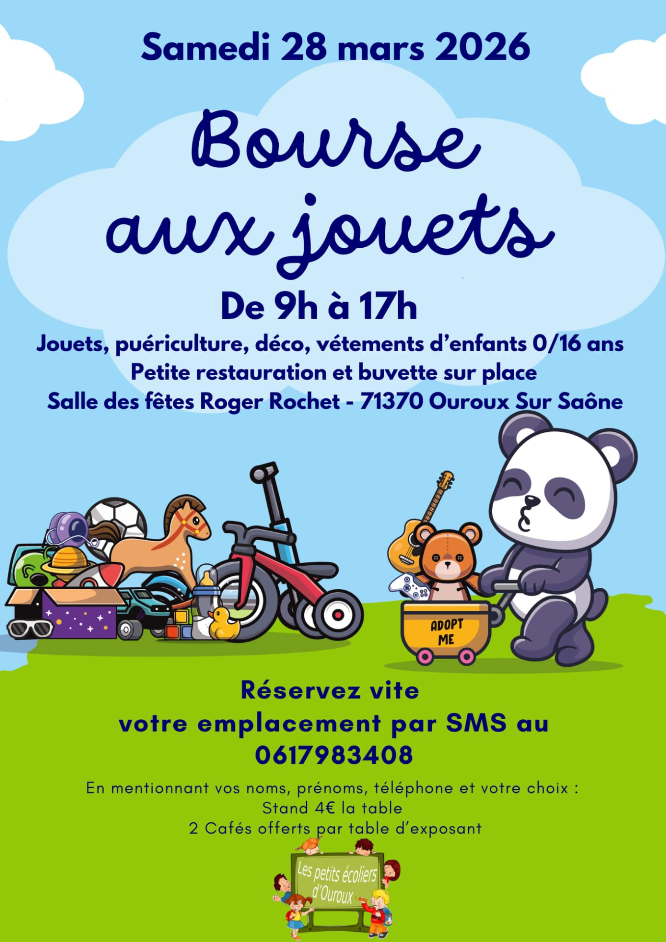 Bourse aux jouets des petits ecoliers