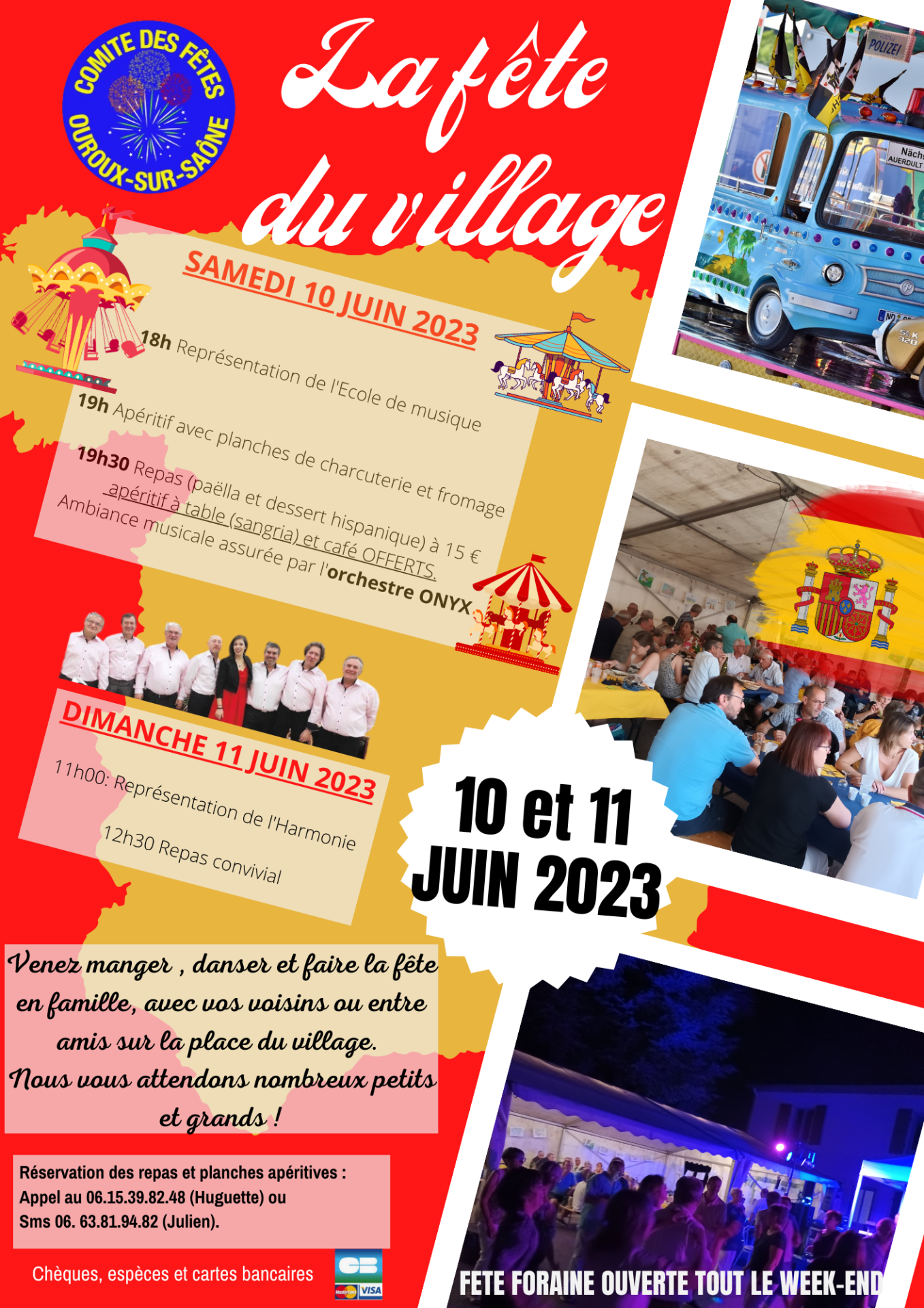 Fête du village ouroux sur saone