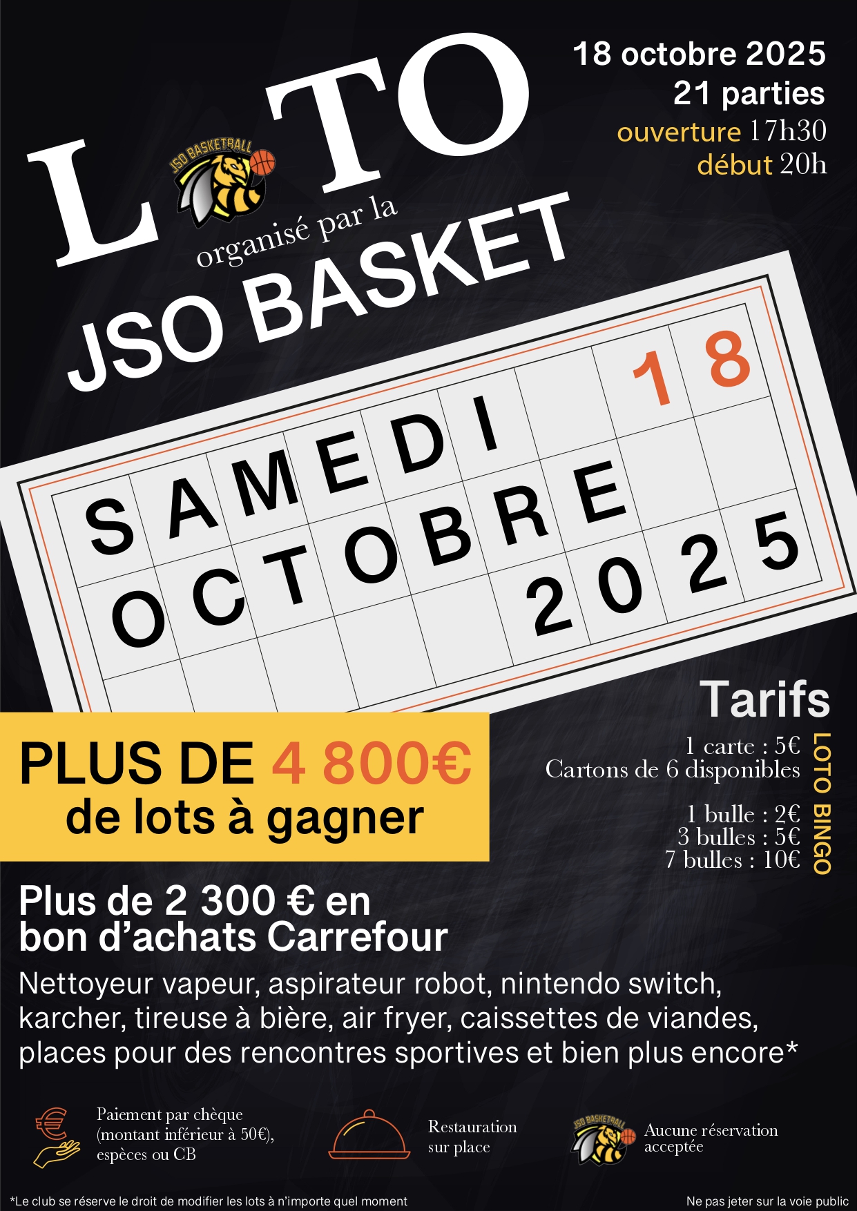 LOTO JSO BASKET