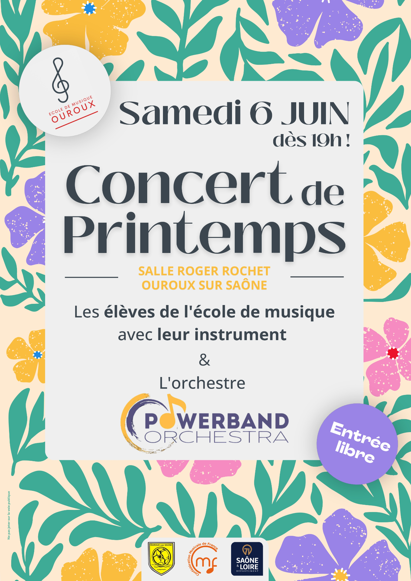 concert de printemps EDM