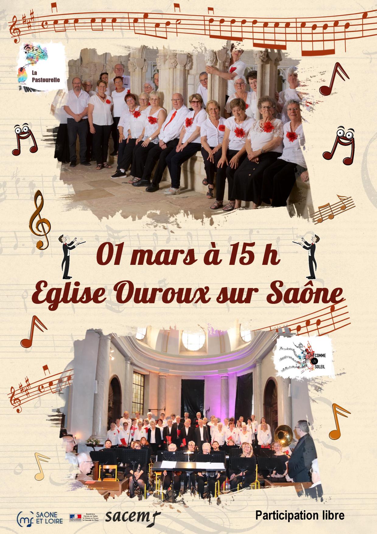 Concert comme un soleil La Pastourelle