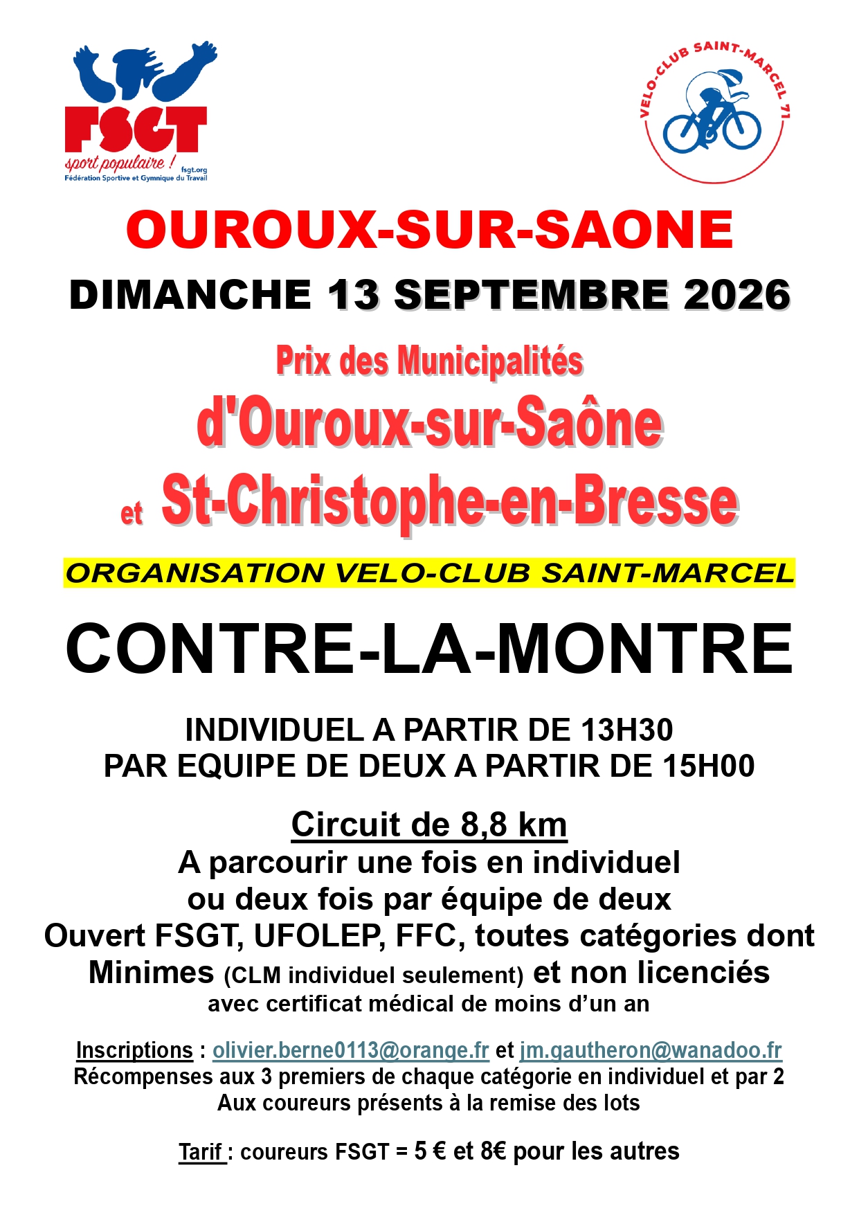 COURSE VELO CLUB